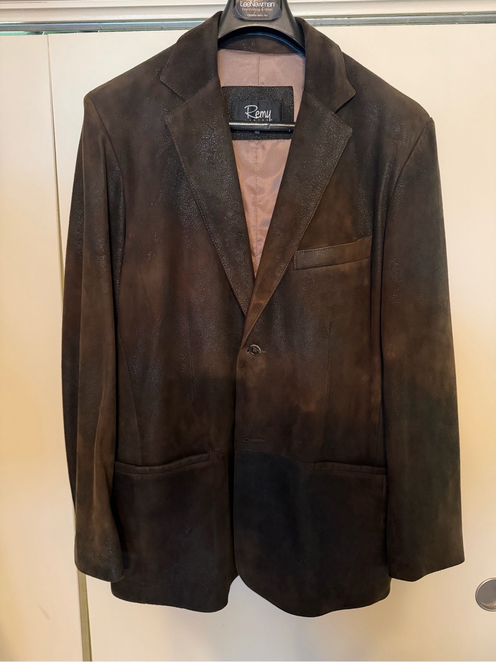 Remy Leather Brown Suede Sport Coat
